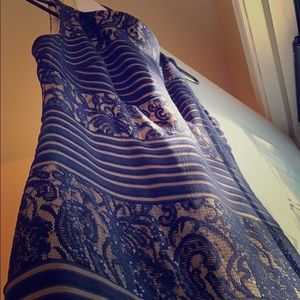 Dark Blue Evening Dress